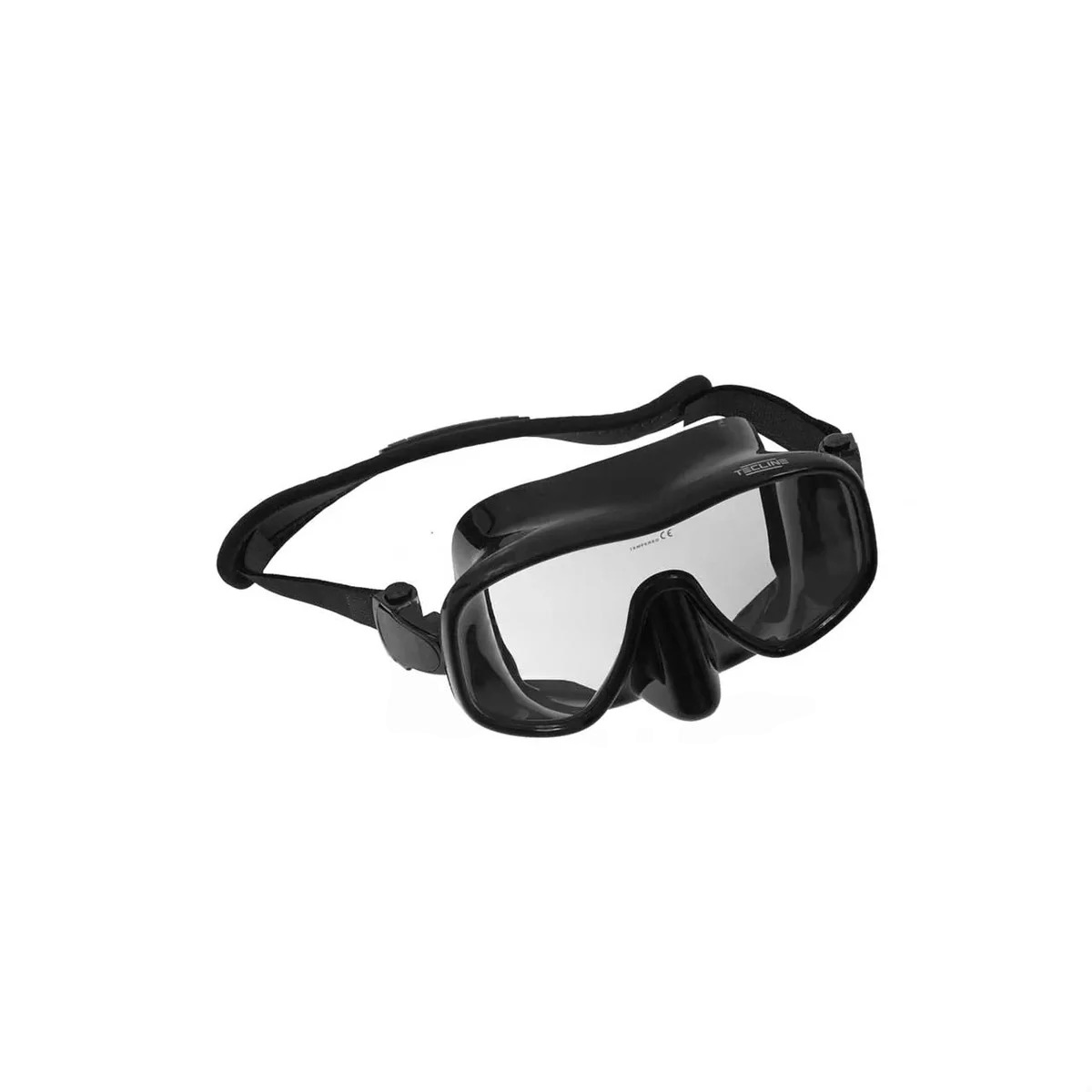 Tecline Mask Frameless Classic, Black Silicon Matt
