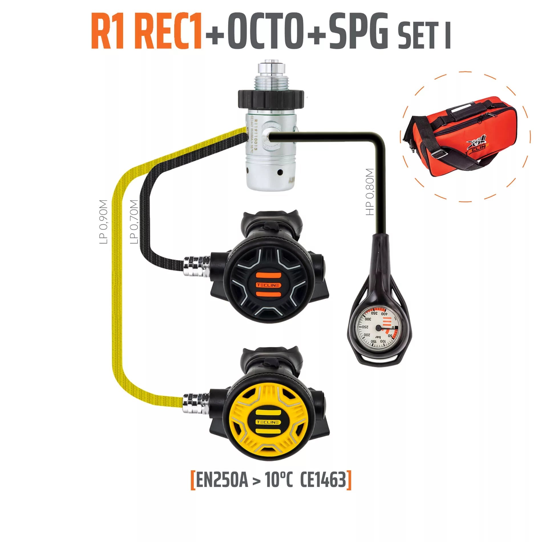 Tecline Regulator R1 REC1 set I with octo and SPG