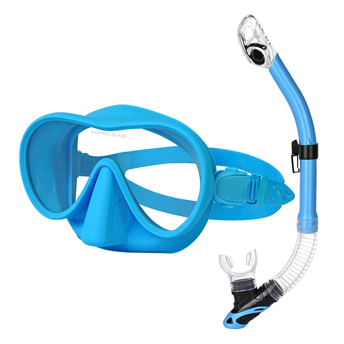 TECLINE FRAMELESS SV MASK Size M/L with SNORKEL