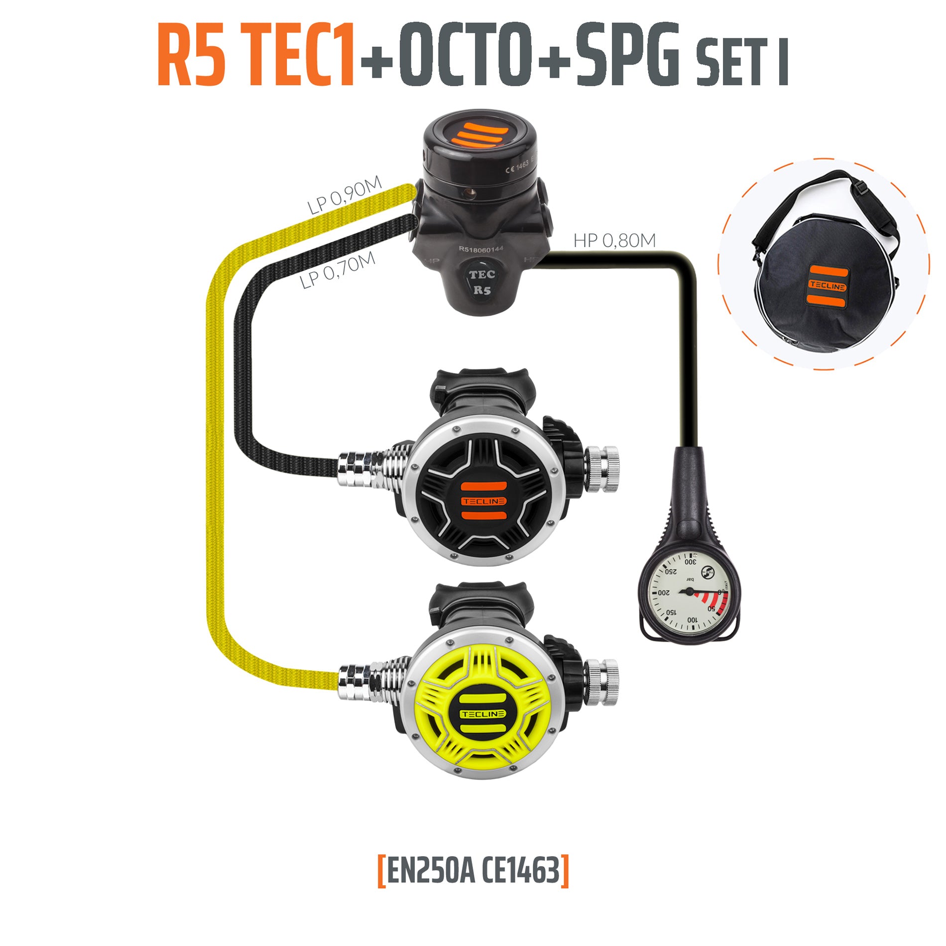 Tecline - Regulator R5 TEC1 set I with octo and SPG