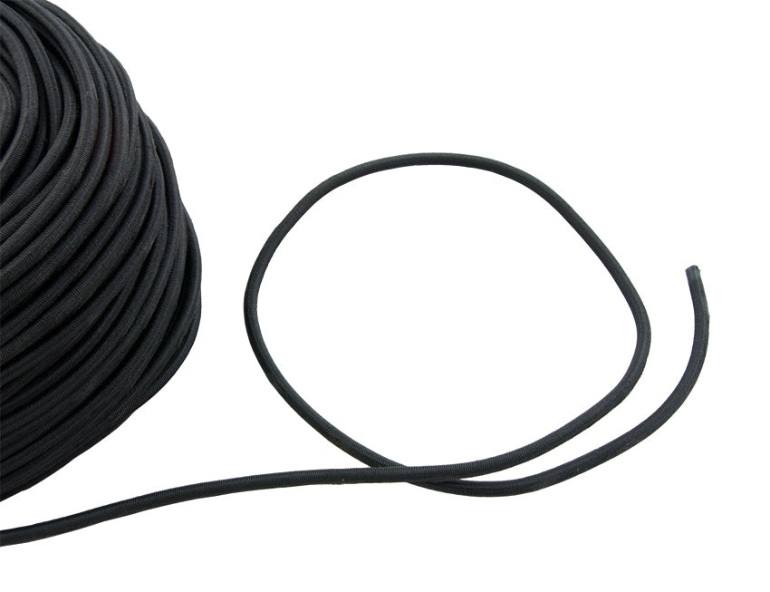 Tecline bungee 6 mm, black