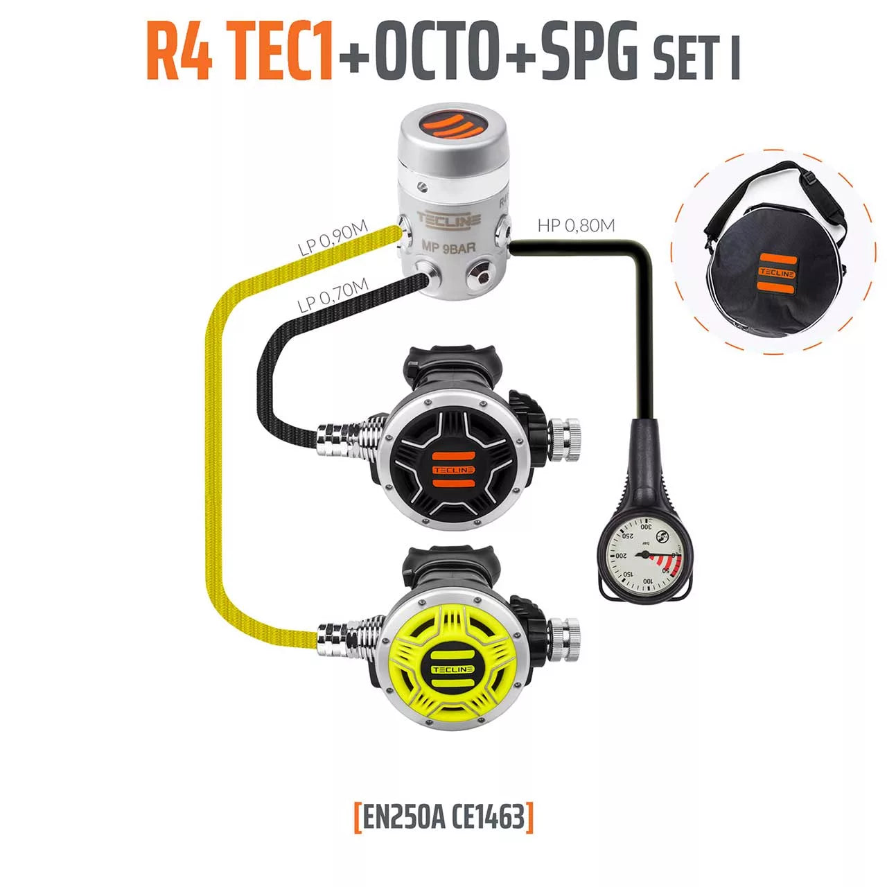 Tecline - Regulator R4 TEC1 set I with octo and SPG
