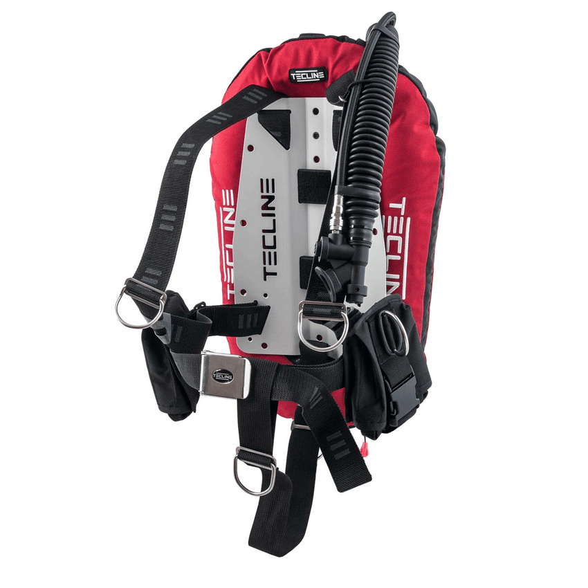 Tecline Ultra Light Travel Set: Donut Dir Harness, Alu Bp, Trim & Weight Pockets, Tank Belts